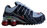Tênis Infantil Nike Shox NZ Preto e Branco e Vermelho