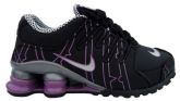 Tênis Infantil Nike Shox Nz Preto Cinza e Roxo