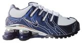 Tênis Infantil Nike Shox NZ Branco e Azul